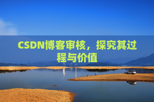 CSDN博客审核,探究其过程与价值